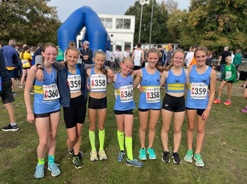 WSEH AC U13 Girls at the National Road Relays