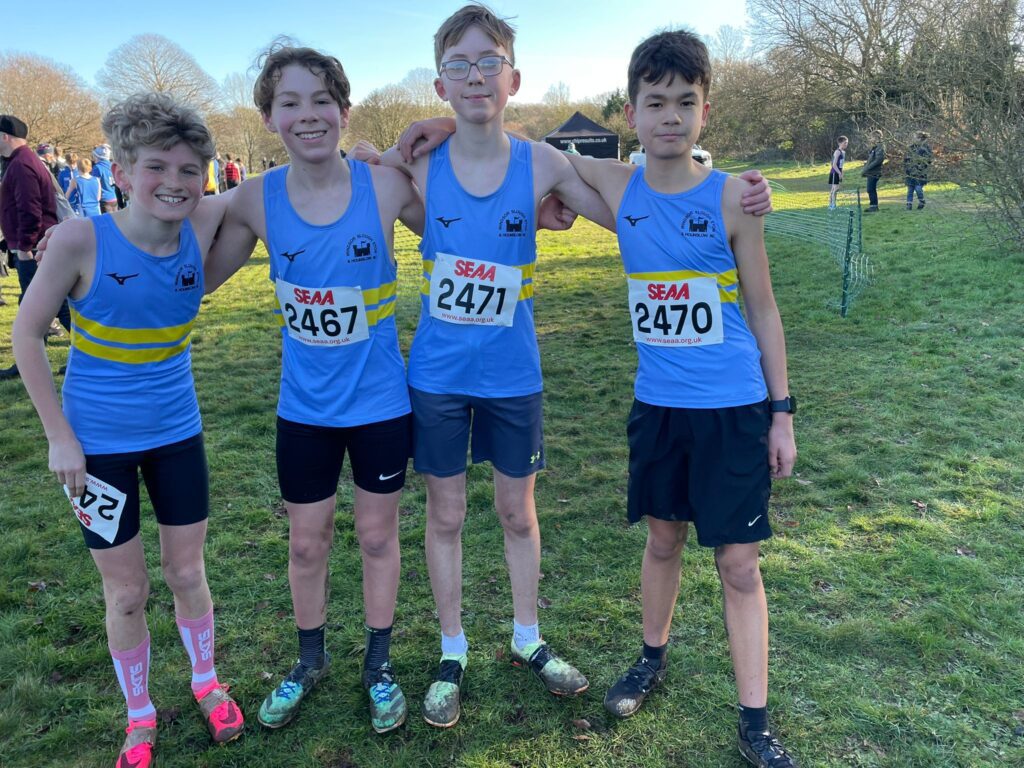 Mark Bourne, Toby Hirst, Harry Welch and Euan Totays