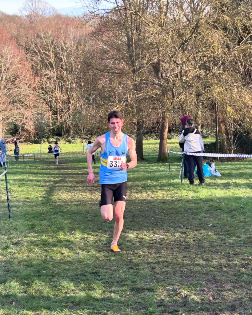Alden Collier U20 Men's bronze medallist SEAA Cross Country 2025