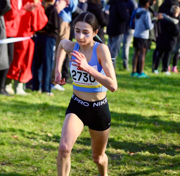 Kara Gorman 3rd U15 Girls SEAA Cross Country. Photo Mark Hookway.