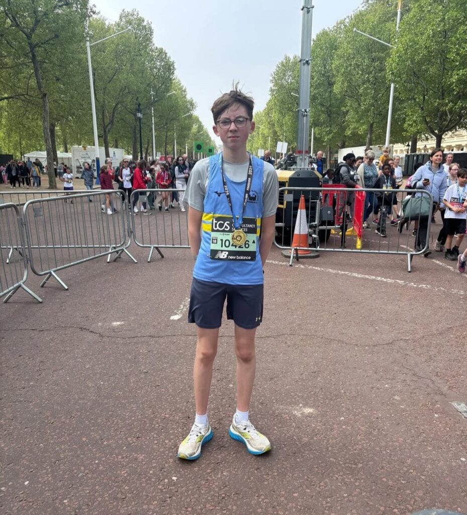 Harry Welch TCS London Mini Marathon