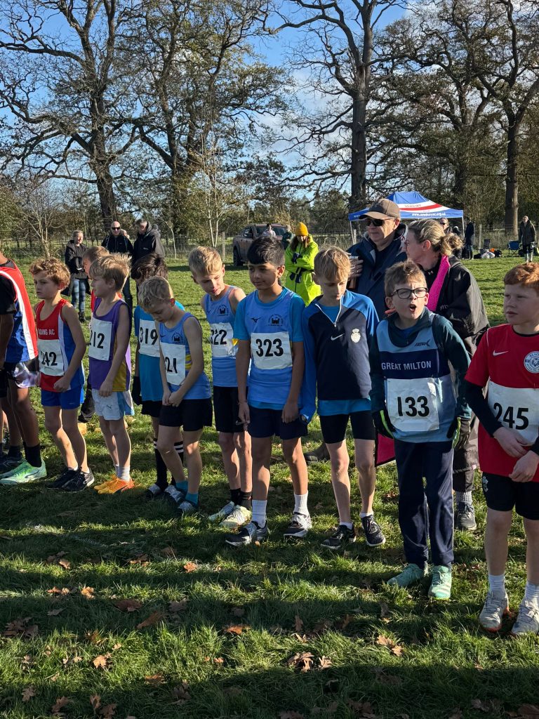U11 Boys ready to race. L-R Aadam Abdeali, Toby Mash, Rex Perry, Arnav Saini, William Fay