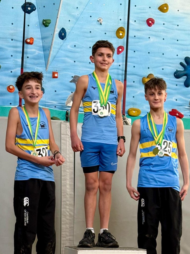 Humphrey Gunn, Ben Welch and Reuben Webb U13 Boys