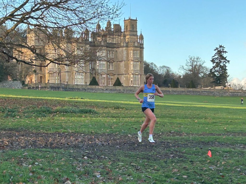 Riona Street U17 Women with Englefield House in the background