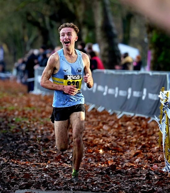 Sam Hodgson places 3rd in the Cross Challenge at Sefton Park to earn selection for the European Cross Country Championships