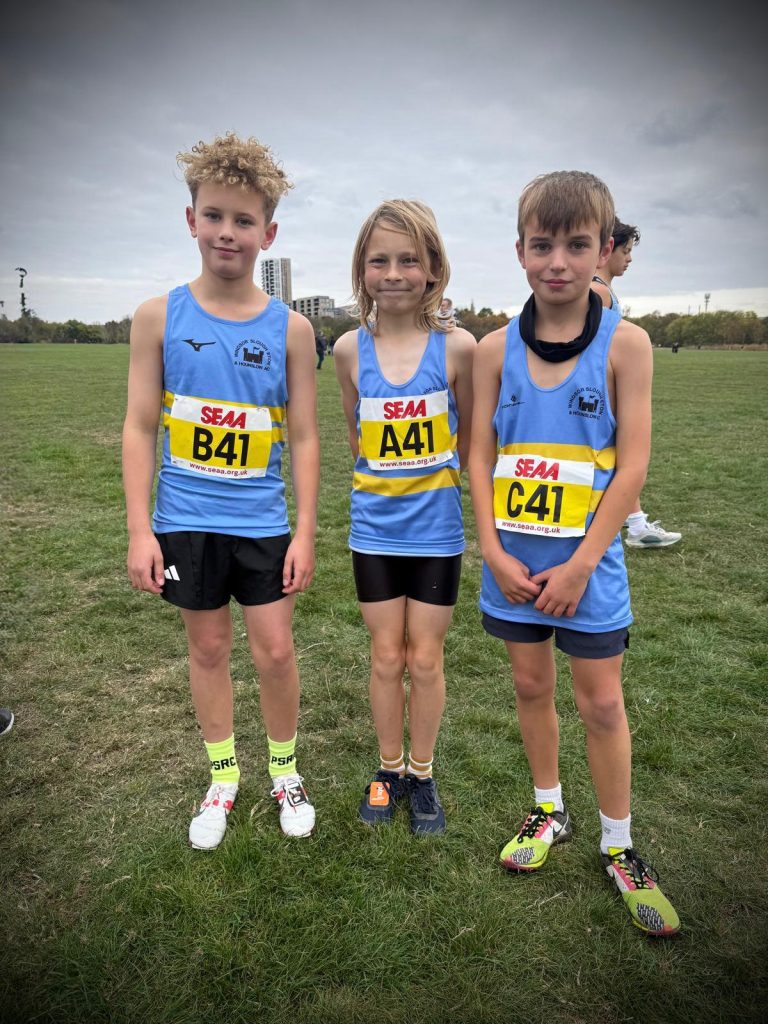 U13 Boys Gus Mursal, Rowan Mash, Matthias McCrabbe