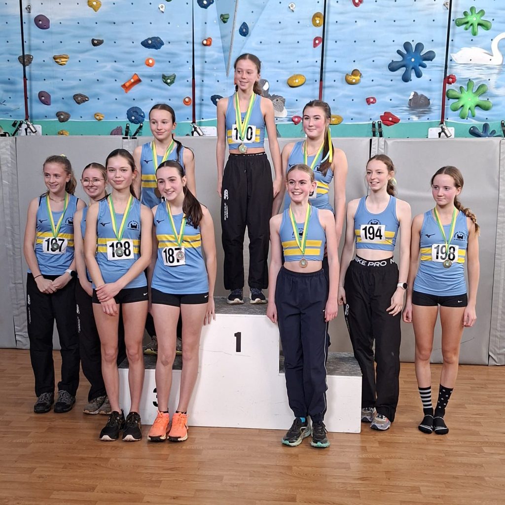 U15 Girls L-R April Dodson, Quinn Bookless, Roxy Heffer, Kaiya McCrabbe, Sophia Metnaoui, Mia Lennox-Imbastari, Betty Kellerman, Lyra Banham, Ellouise James and Megan Bond.